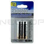 BATTERIA EXTRASTAR RICARICABILE STILO AA LR06 PZ.2 1500MAH