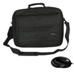 BORSA X NOTEBOOK + MINI MOUSE FINO A 16,1" ATLANTIS NERO