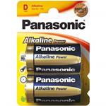 BATTERIA PANASONIC ALKALINA TORCIA LR20 1,5V 2PZ