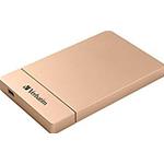 BOX ESTERNO VERBATIM HDD/SSD USB 2,5" SUPERSPEED GOLD