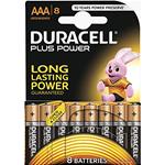 BATTERIA DURACELL PLUS POWER MINI STILO AAA LR03 PZ.8 