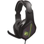CUFFIE C/MICROFONO X GAMING MULTIMED. BLACK/GREEN M08 PRO FENNER 