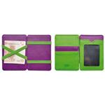 PORTAFOGLIO MAGIC WALLET VERDE/VIOLA