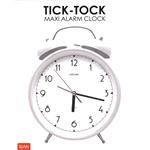 MAXI SVEGLIA TICK-TOCK BIANCO