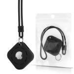 AIRTAG SILICON STRAP COVER BLACK 