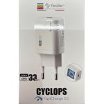 ALIMENTATORE CYCLOPS 33W TYPE-C FEDER BIANCO