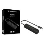 HUB USB CONCEPTRONIC 4 PORTE TYPE-C NERO